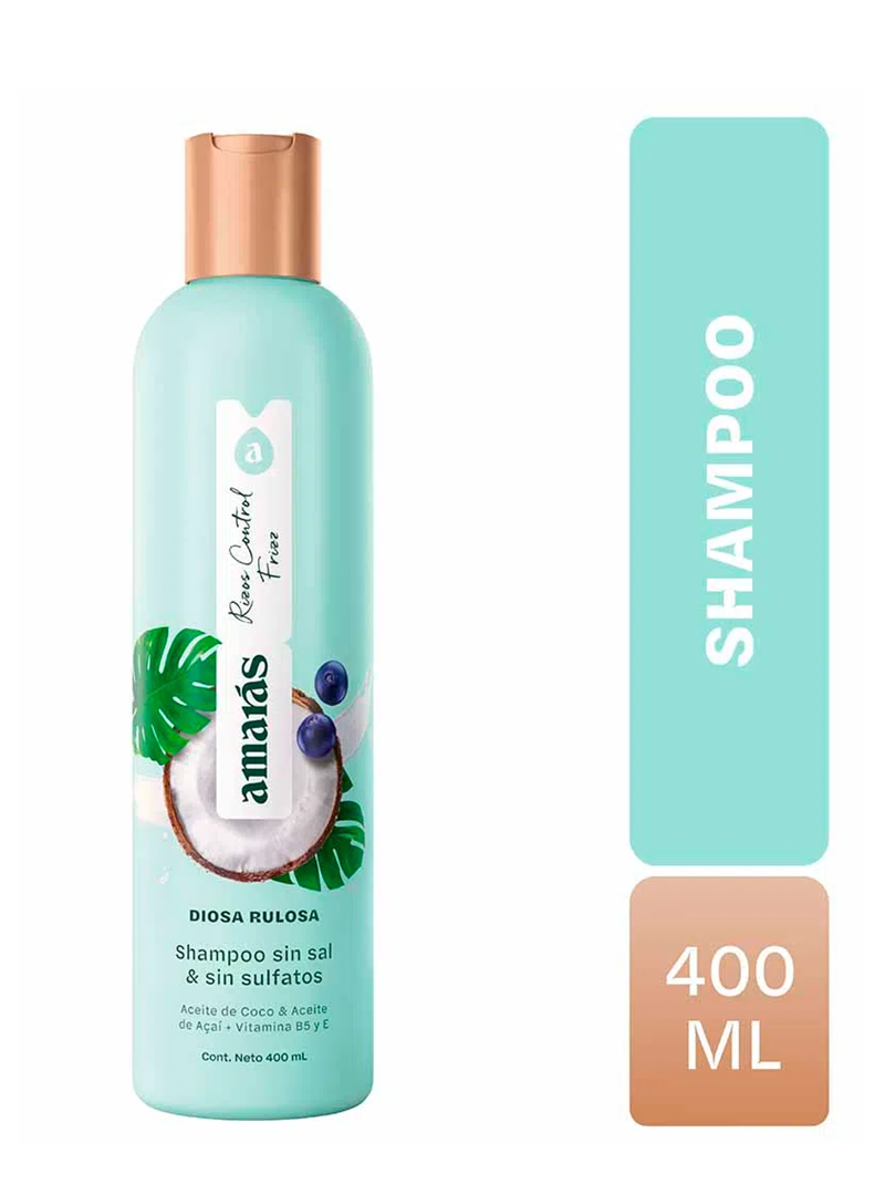 Shampoo AMARÁS Diosa Rulosa  x 400ml