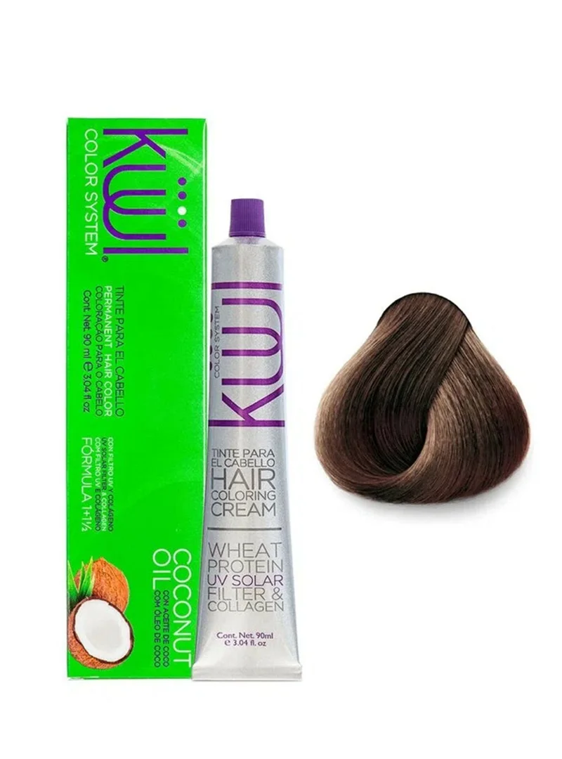 Tinte Kuul 6.12 Rubio Oscuro Cenizo Nacarado x90ml