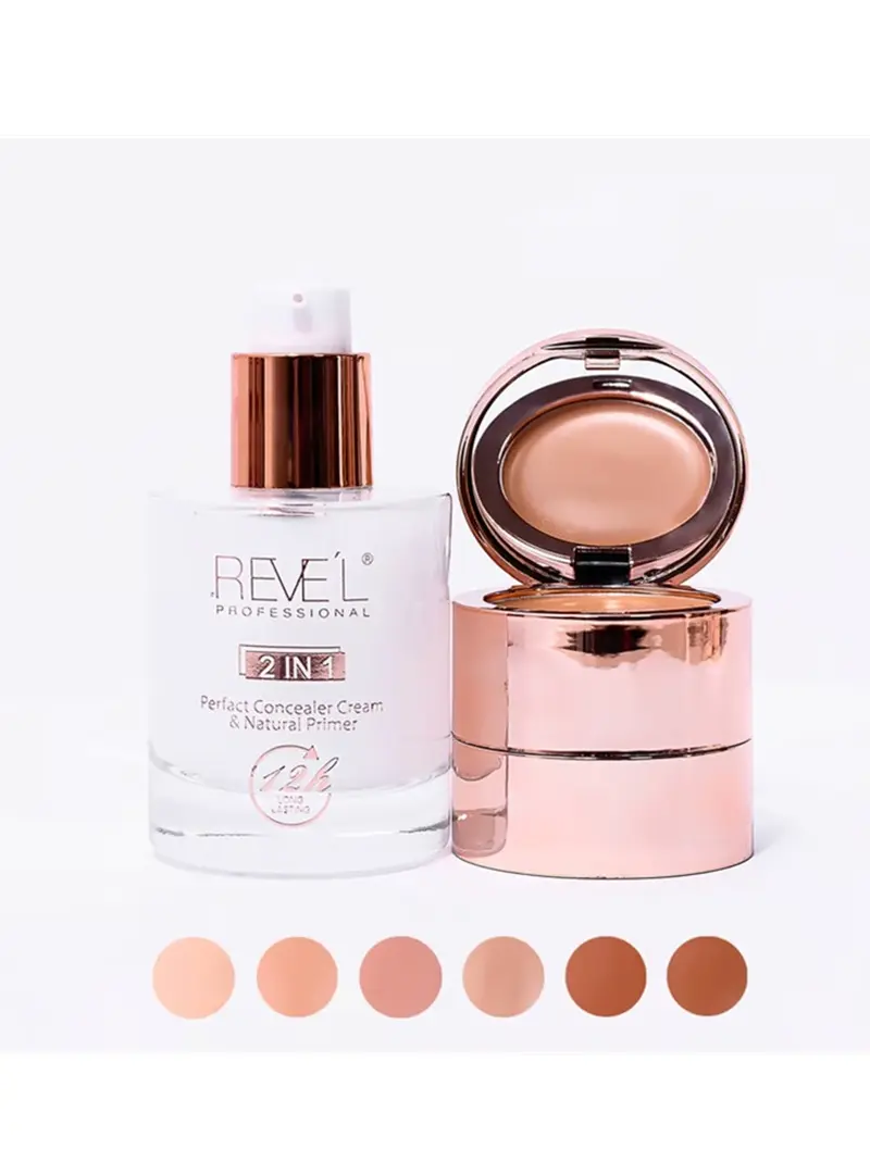 Kit Primer y contorno 2 en 1 Revel