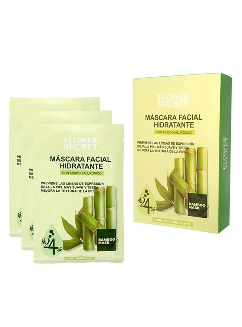 Mascarilla Facial Hidratante Bambú Flower Secret
