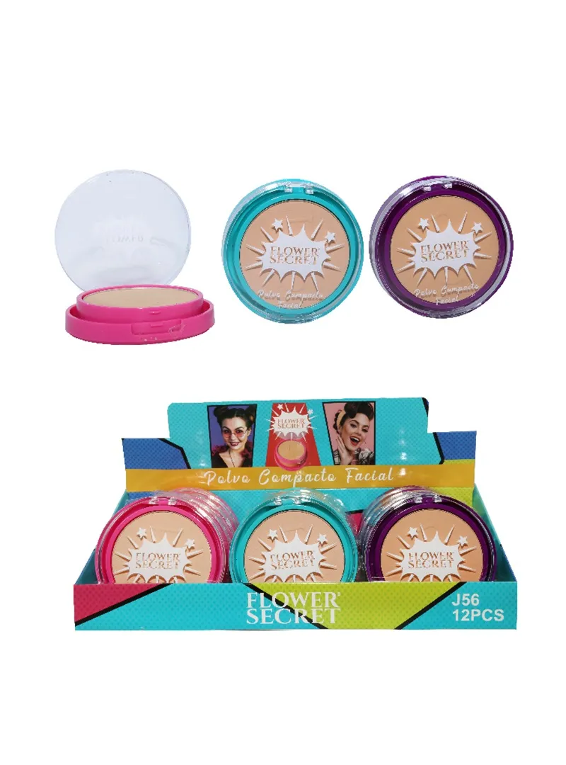 Polvo compacto facial J56 Flower Secret