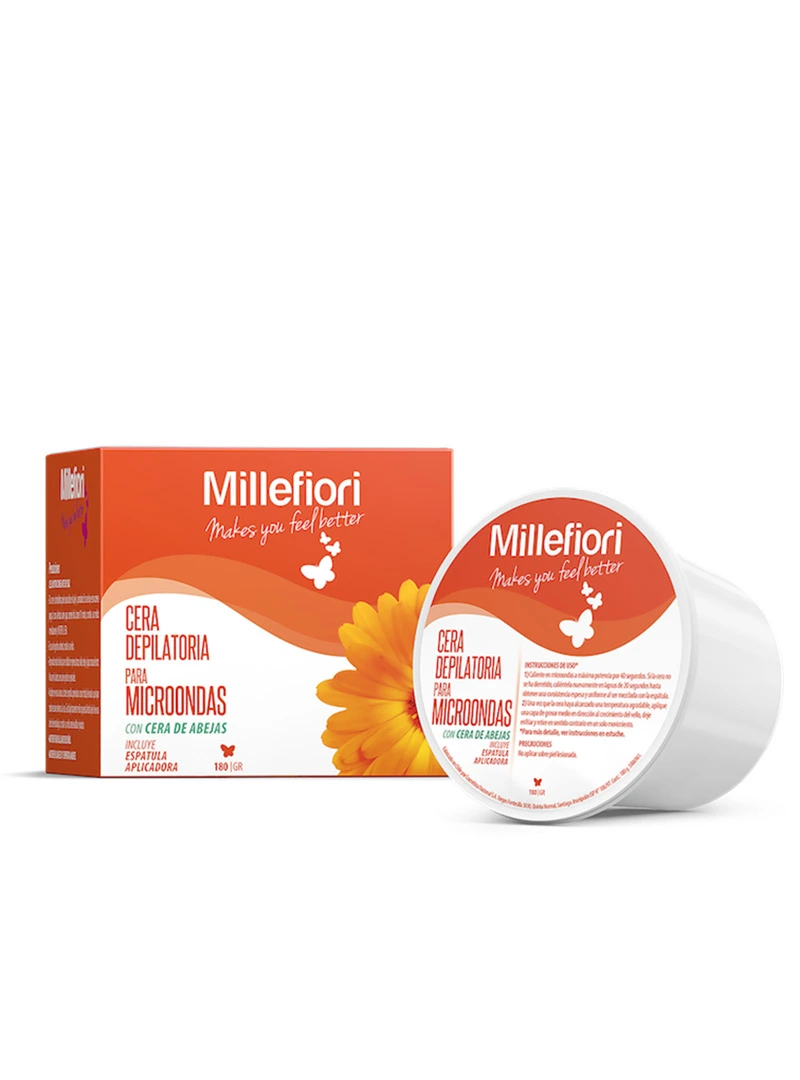 Cera Depilatoria para microondas Millefiori x180gr
