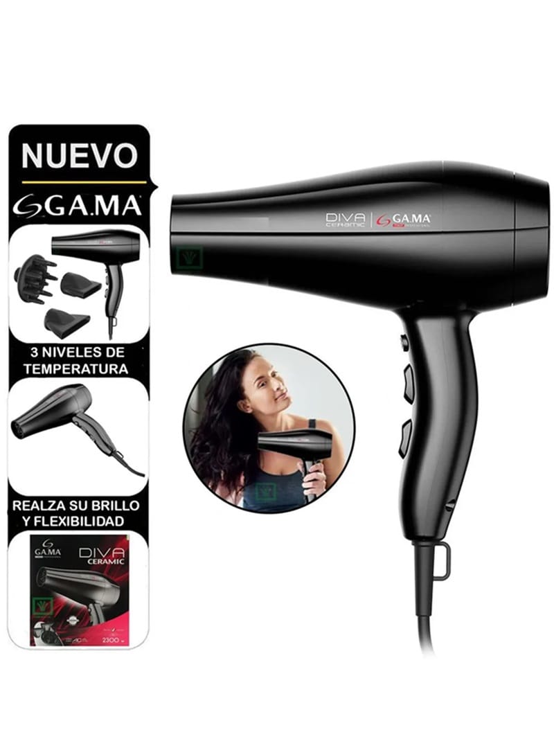 Secadora Profesional Diva Ceramic Ion 2300W - Imagen 2