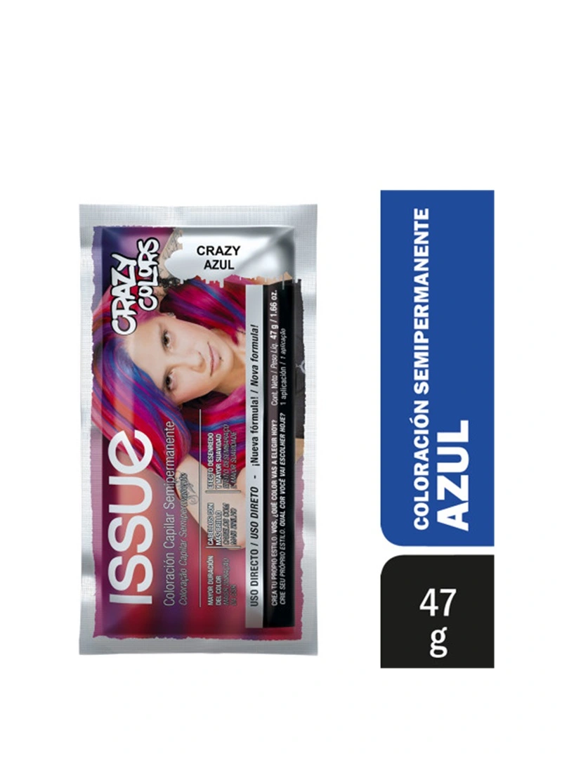 Tinte Issue Crazy color Azul X47ml