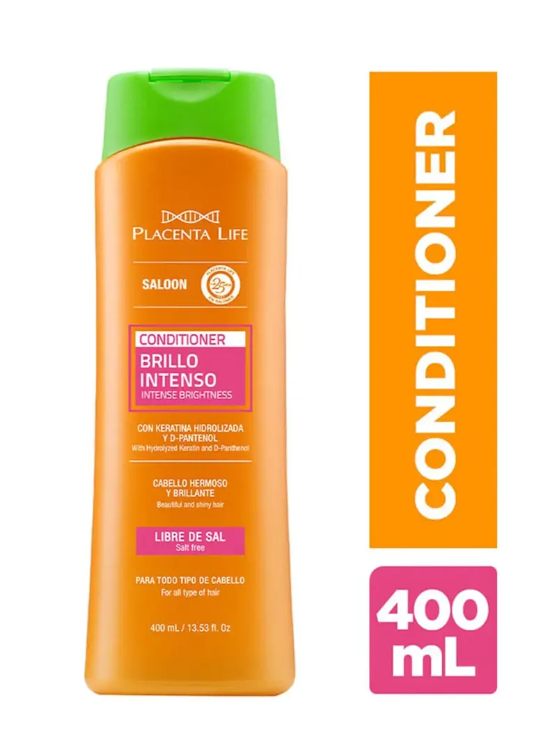 Acondicionador Placenta Life Saloon Brillo Intenso x 400ml