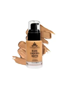 Base de Maquillaje Liquido 24h Matte Colágeno samantha